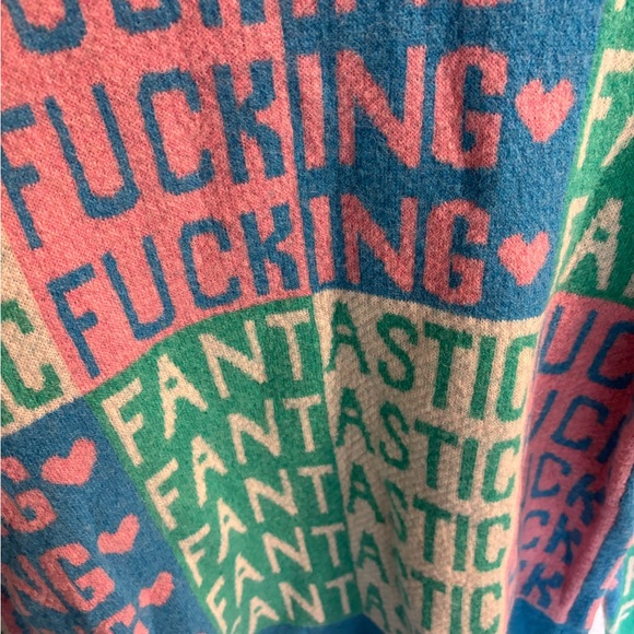 Ayda Pink and Blue Pepper Sweater - Picture 6 of 11